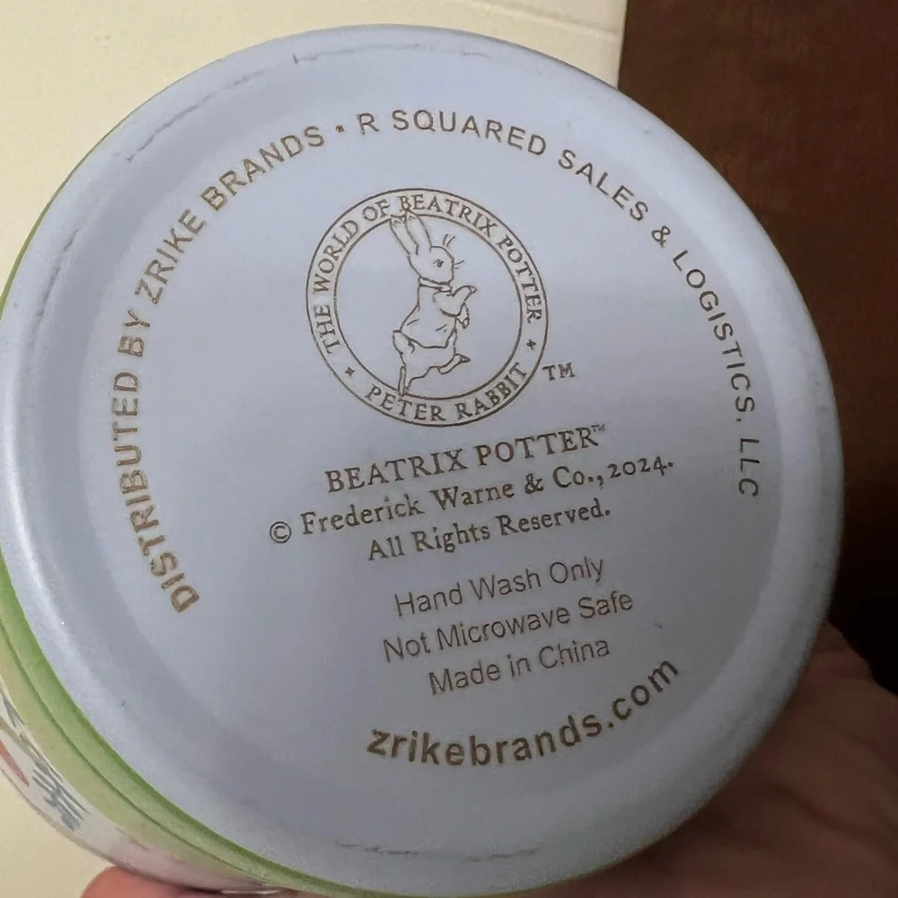 NWOT Beatrix Potter Peter Rabbit Stainless Steel Tumbler Cup 40oz